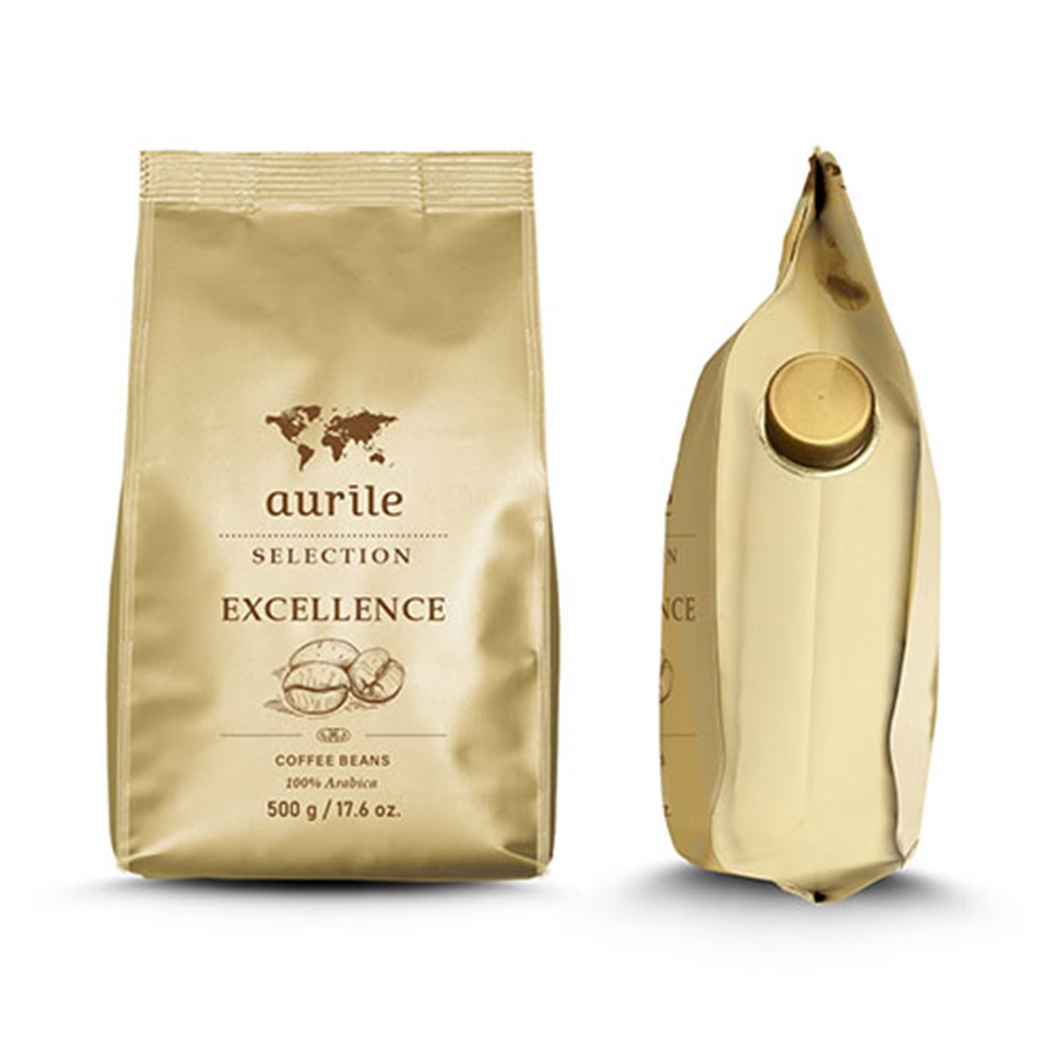 Excellence Coffee beans 500 g AURILE